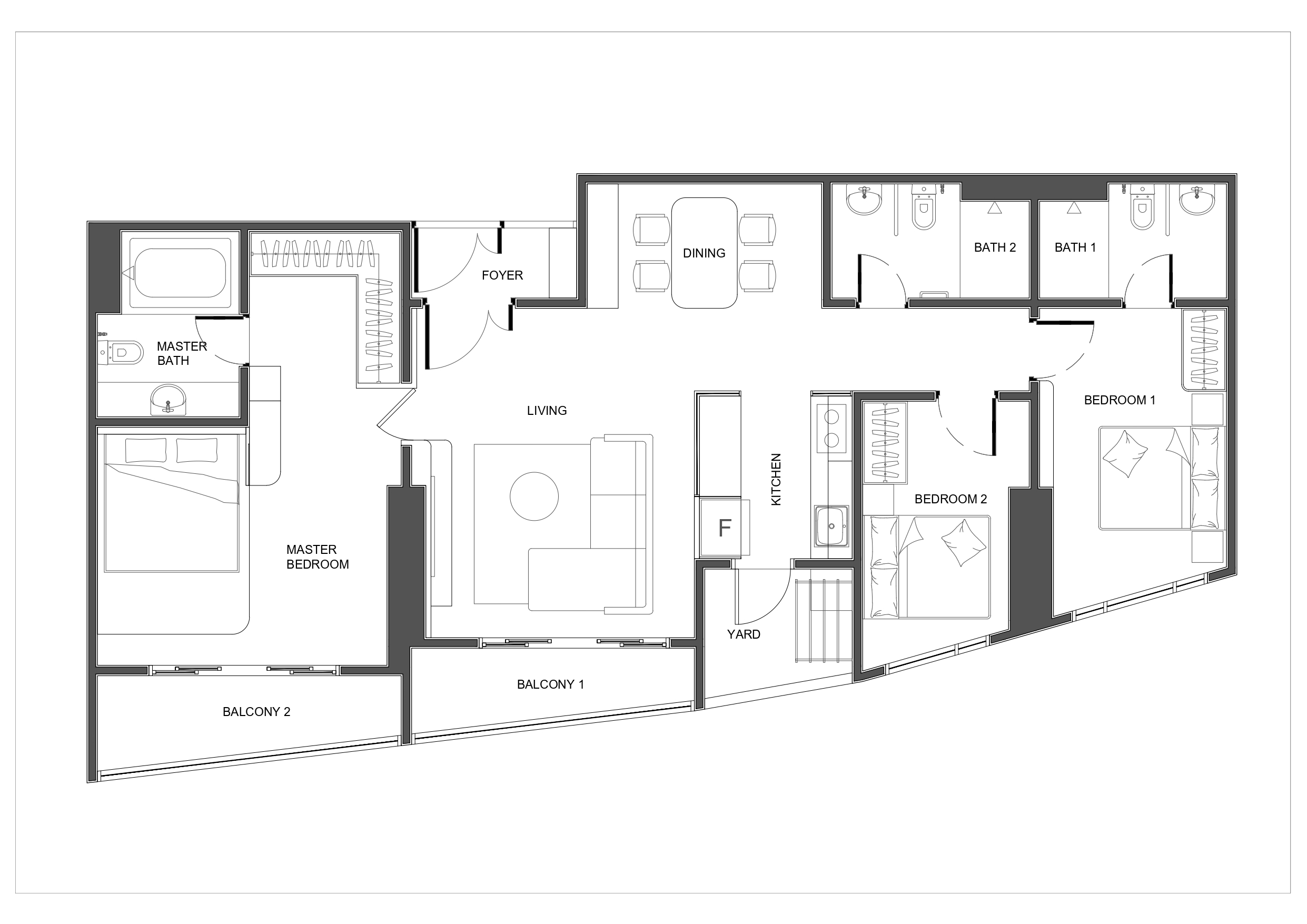 City Residence Condominium Floor Plan