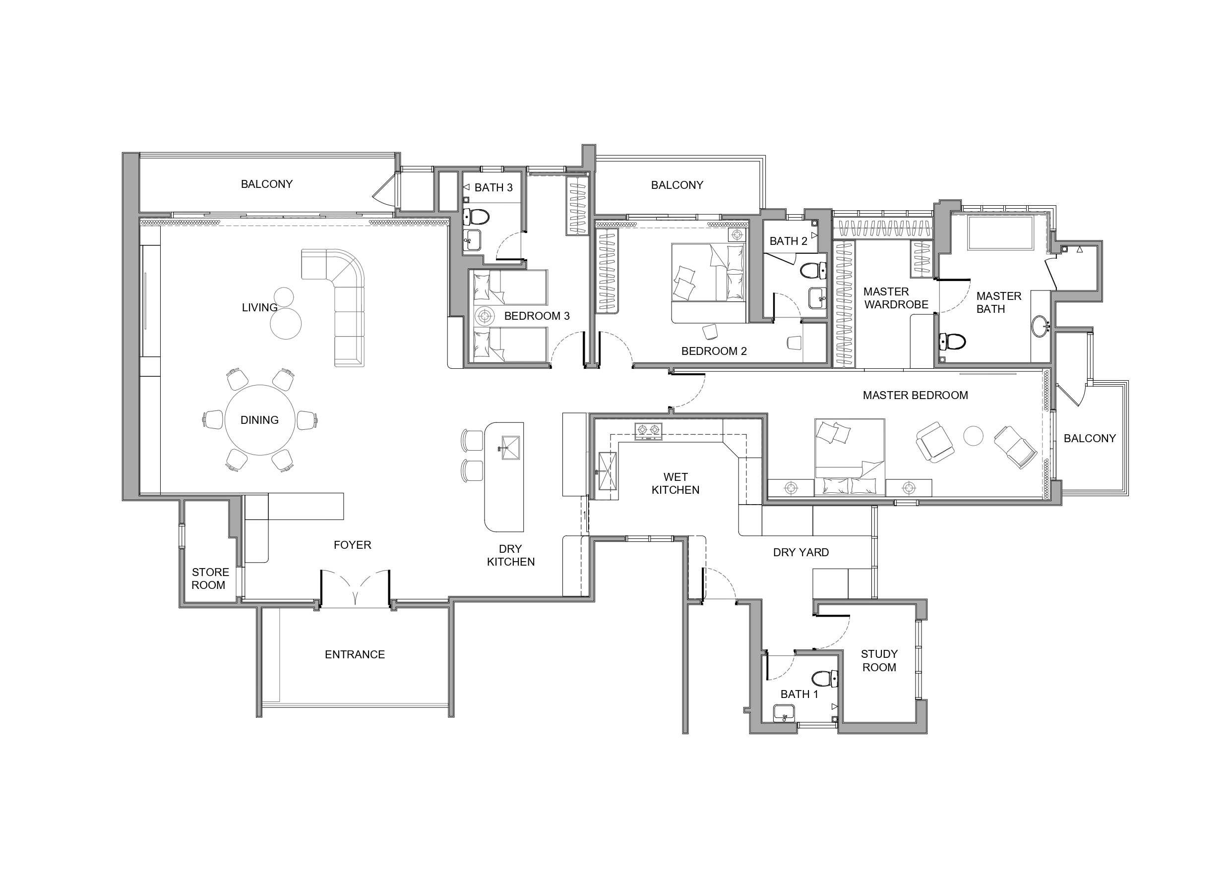 Valencia Residence Floor Plan